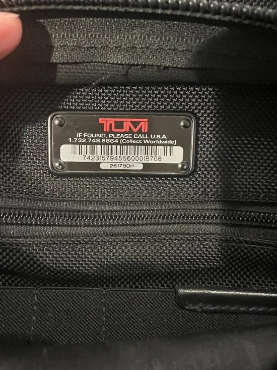 Tumi Alpha Brief Backpack Black